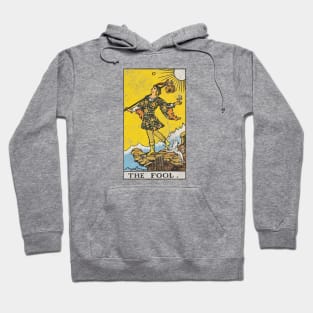 The Fool card (distressed) Hoodie